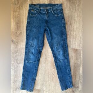 G-Star RAW Ace 2.0 Biker Slim Straight Jeans Men’s 30x34 Dark Wash Denim